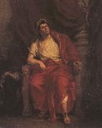 Eugene Delacroix Talma als Nero in oil painting on canvas
